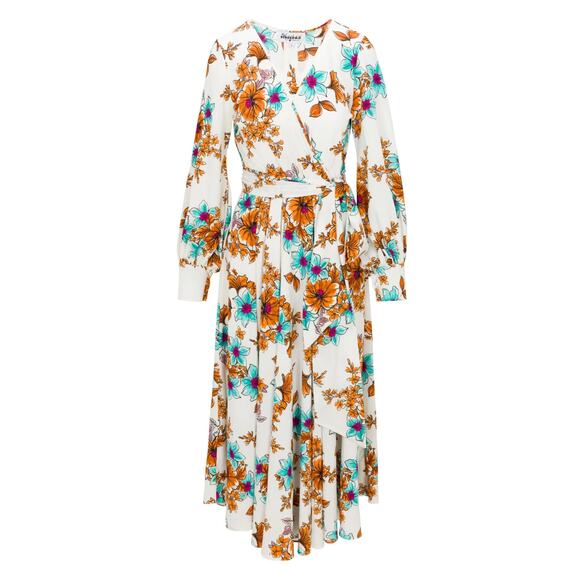 Meghan LA Dresses & Skirts - Begonia Ivory Lilypad Maxi Dress